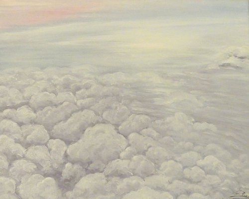 A sea of clouds by Cécile Pardigon