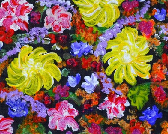 Collage of flower artworks 9
