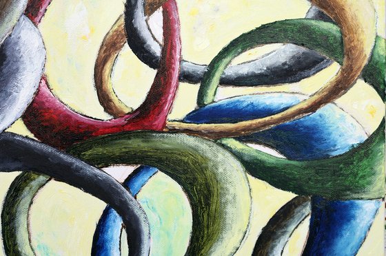 Cadena de favores . Chain of favors.