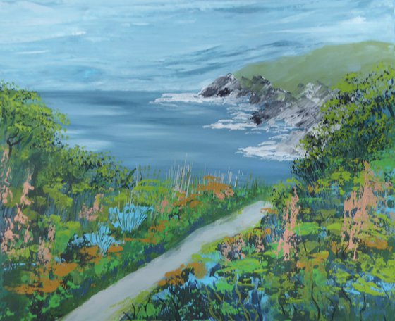 Coast path, April