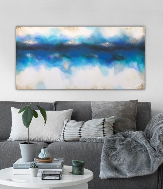 ice blue (140 x 70 cm)