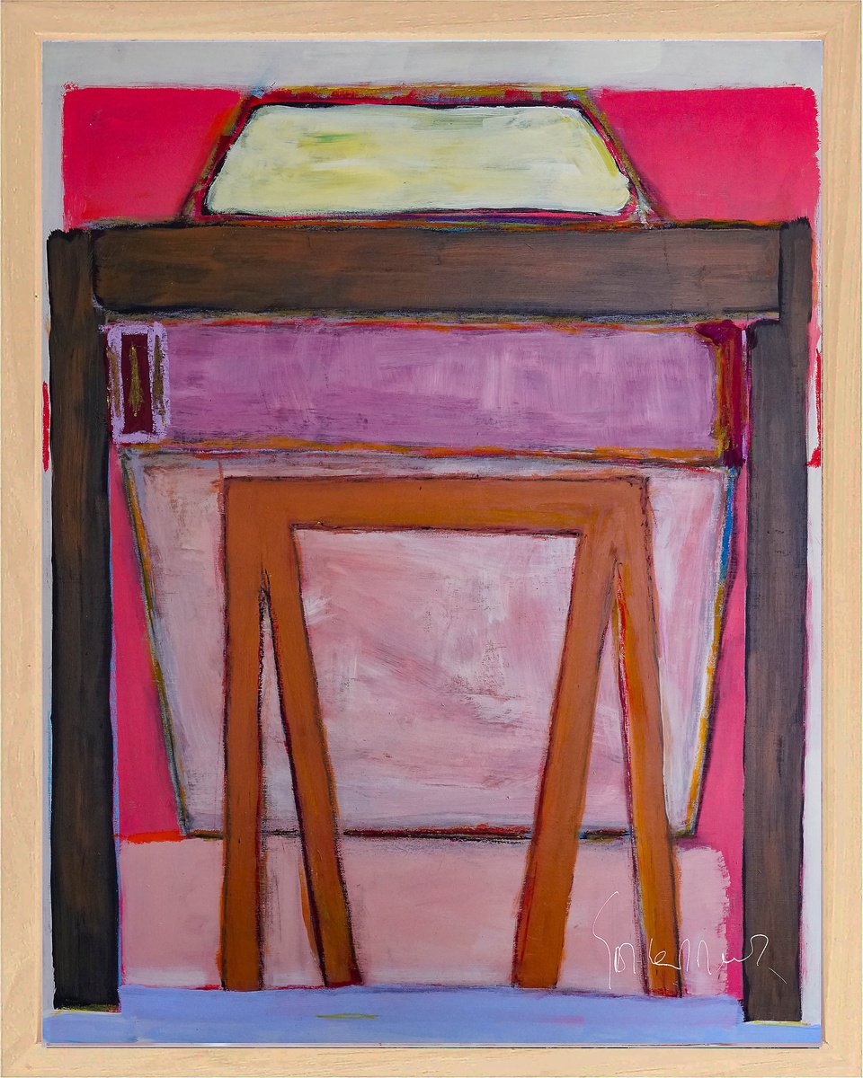 Organic Abstract Acrylic Painting By Geert Lemmers Fpa, 33 X 41, Liberation Of The Mind 24, Original Artwork