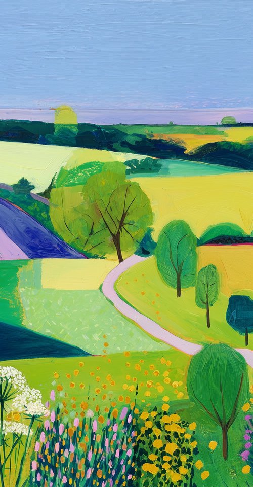 Summer Fields by Alina Timoshenko