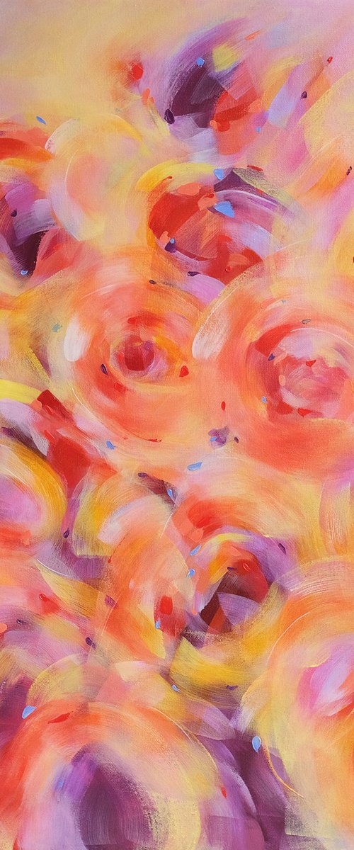 Abstract roses by Anna Selina