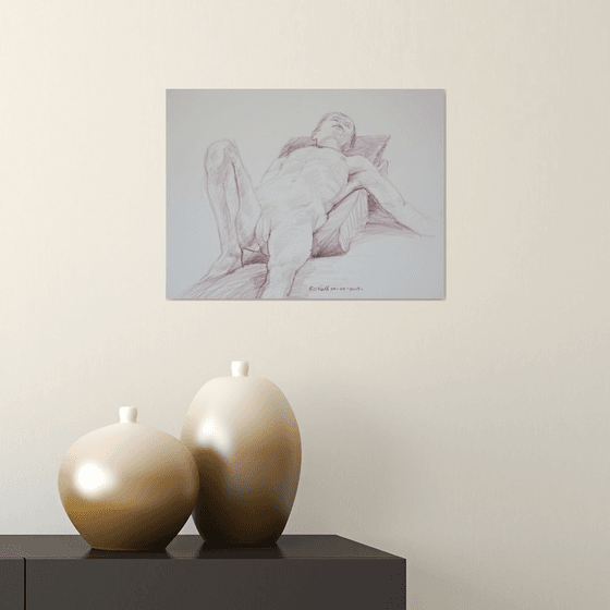 reclining male nude