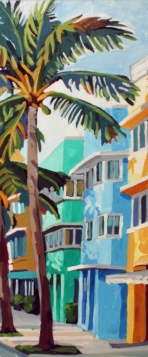 Palm Shadows by Melinda Patrick