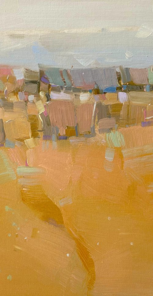 Fall, Original oil painting, Handmade artwork, One of a kind by Vahe Yeremyan
