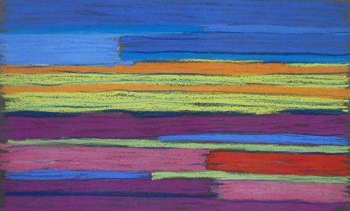 Abstract pastel 1 by Evgen Semenyuk