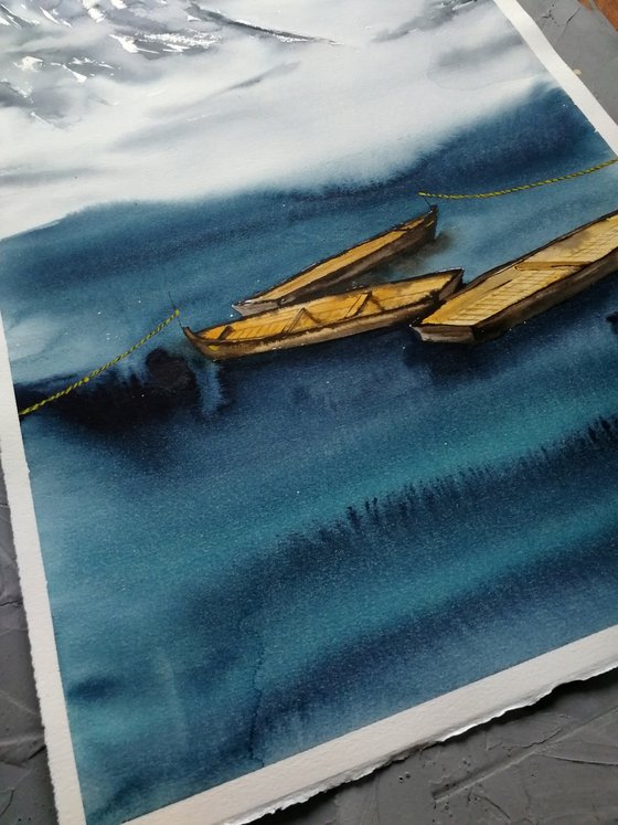 Boat painting