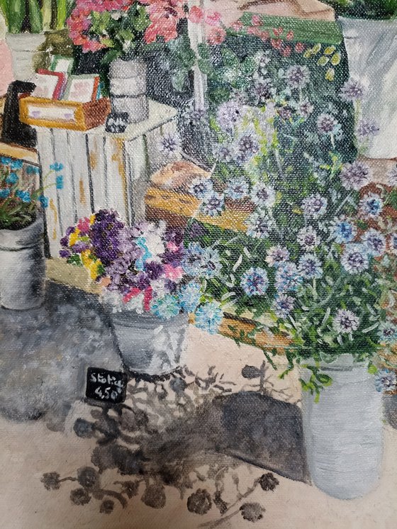 Flowers in the market