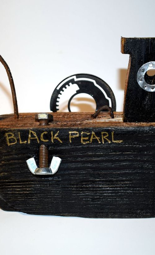 wooden ship "Black pearl" by Goran Žigolić Watercolors