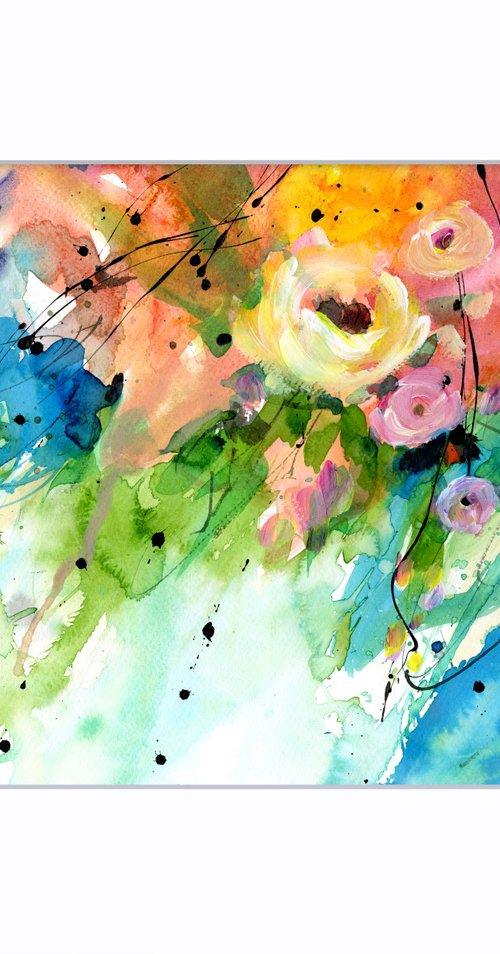 Floral Happiness 6 by Kathy Morton Stanion