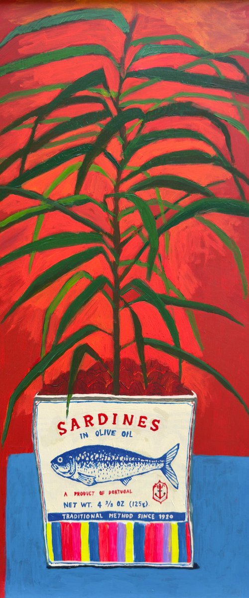 Sardines & Greens by Annie Oh