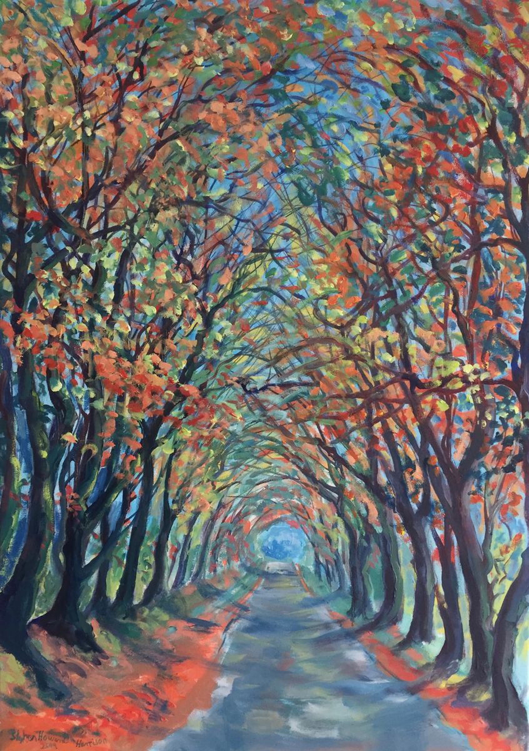 Favourite Avenue Of Trees Fife Artfinder