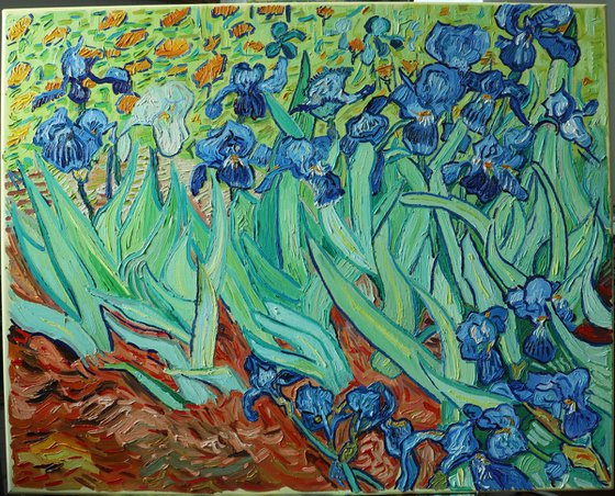 Irises - Van Gogh hommage