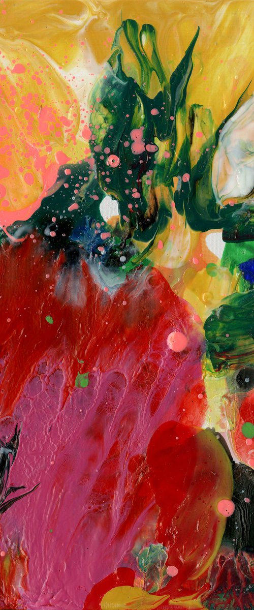 Flowering Euphoria 19 - Floral Abstract Painting by Kathy Morton Stanion by Kathy Morton Stanion