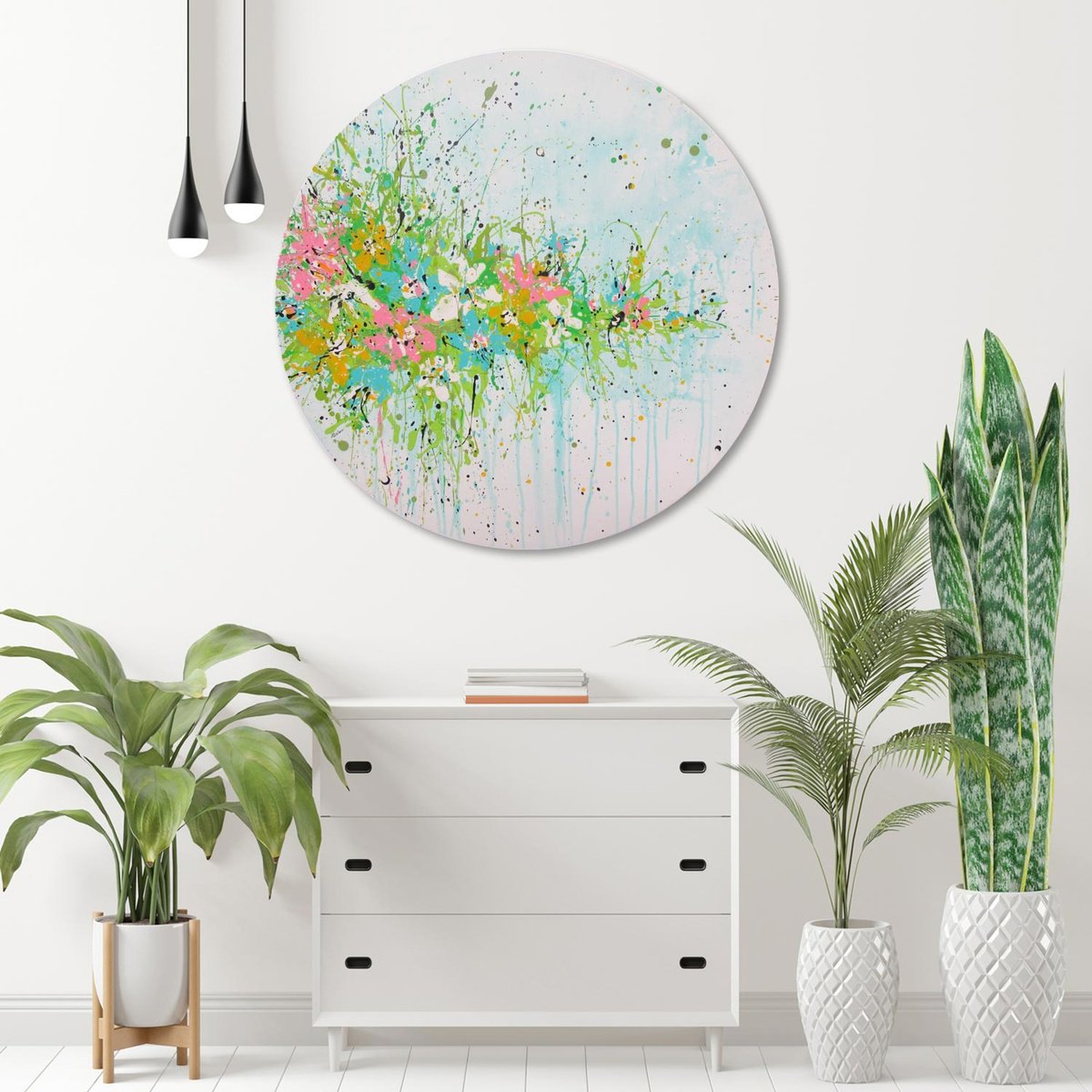 Jardin Celeste By Isabelle Pelletane, 31 X 31, Artwork For Sale On Artfinder