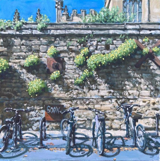 Bikes in Brasenose Lane