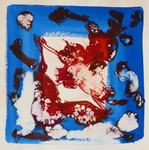 Square variation #3, 30x30 cm by Frederic Belaubre