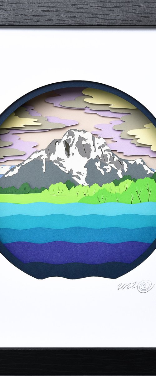 Mount Moran (Grand Teton National Park) by Olga Skorokhod