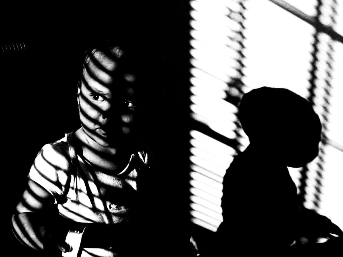 Abstract Photograph By Marc Ehrenbold, 40 X 30", Shadow Boy, Original Artwork