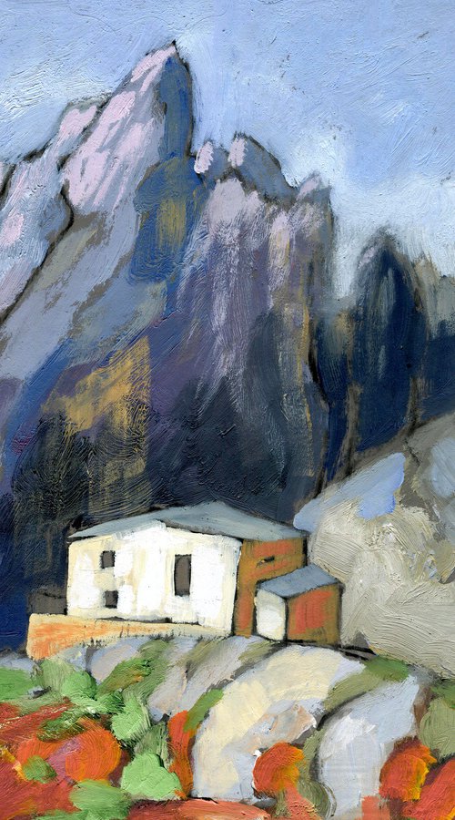 Under the Mountain, Dolomites by Elizabeth Anne Fox