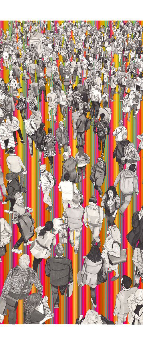 “People At The Station” (Warm Lines) by Arturo Garcia de las Heras (Agheras73)