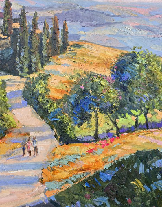 A Road Through Tuscany