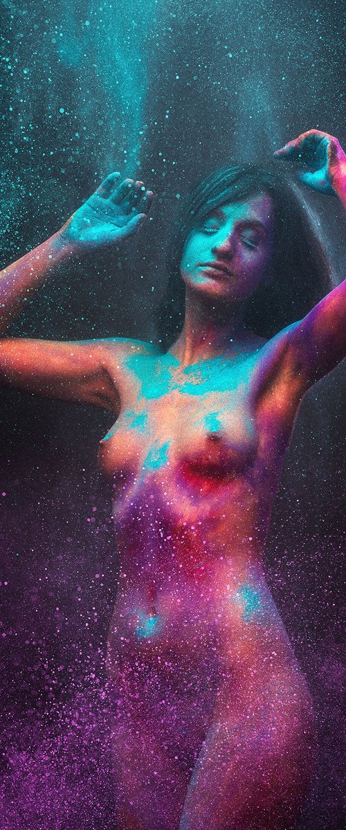 Rite of Colors III. - Art nude by Peter Zelei