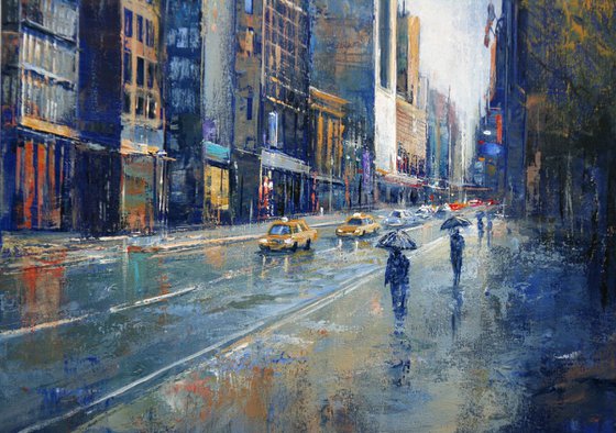 Rain in New York