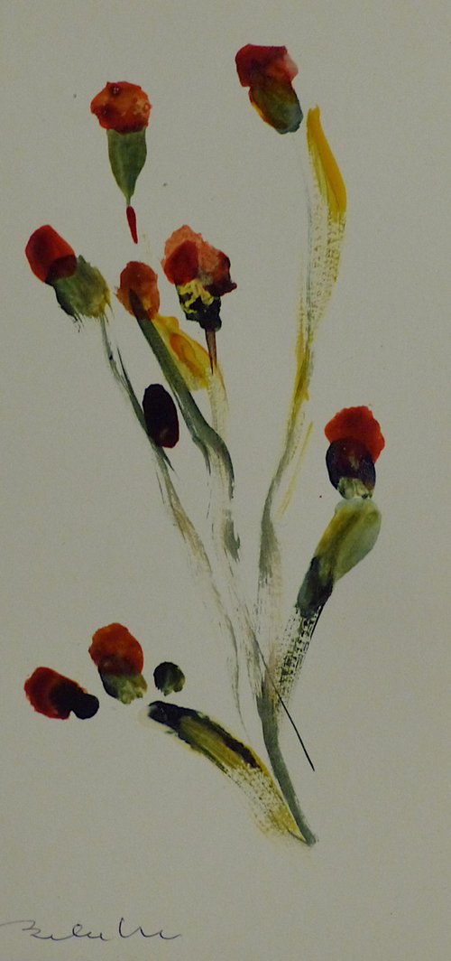 Exquisite Flowers 2, 21x10 cm by Frederic Belaubre