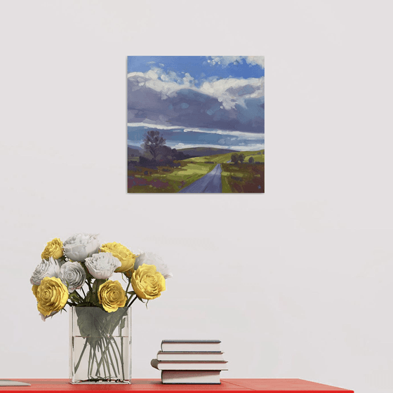 Mynydd Illtud Sunlit Road