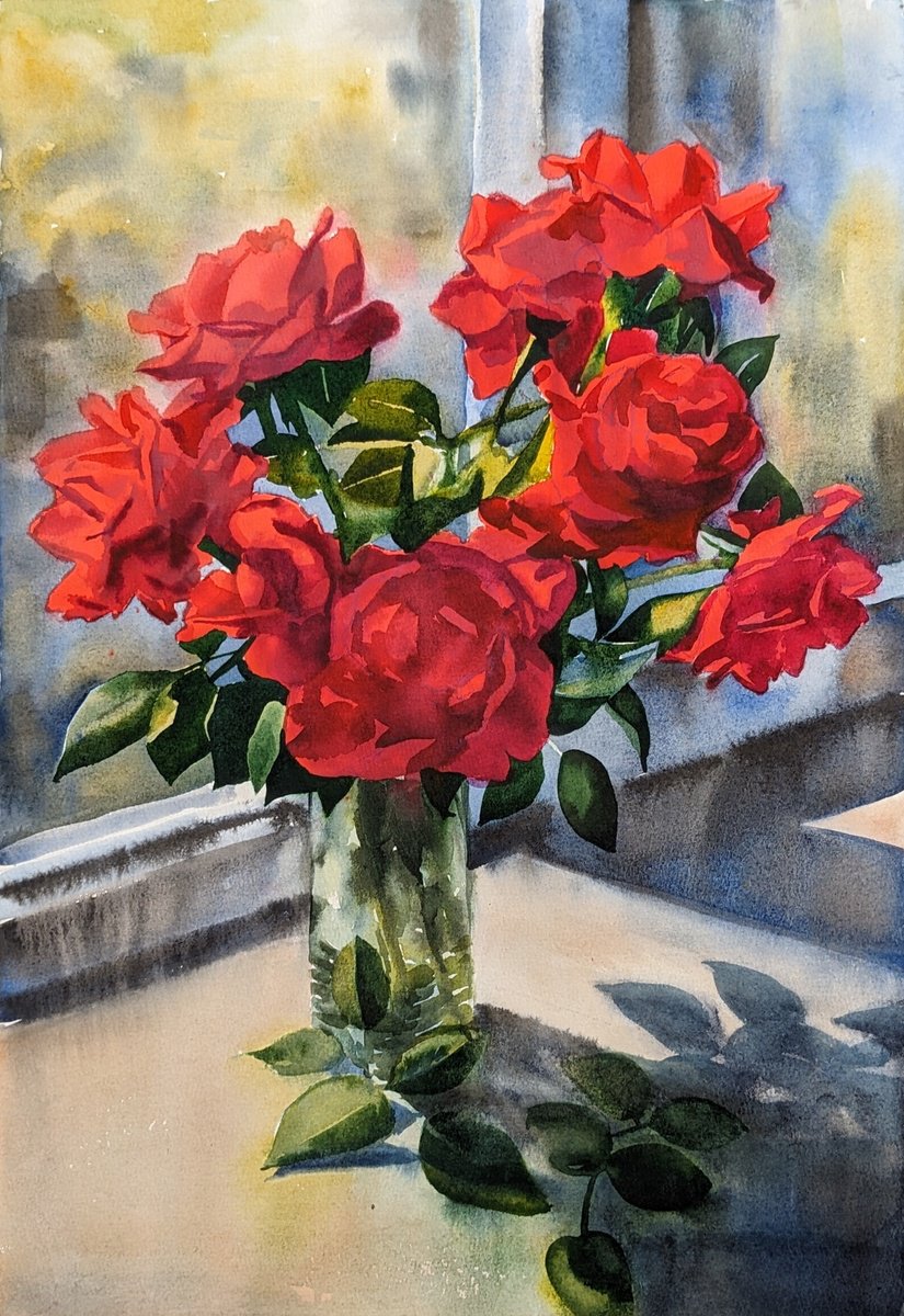Bouquet of roses#4 by Yurii Pashkov