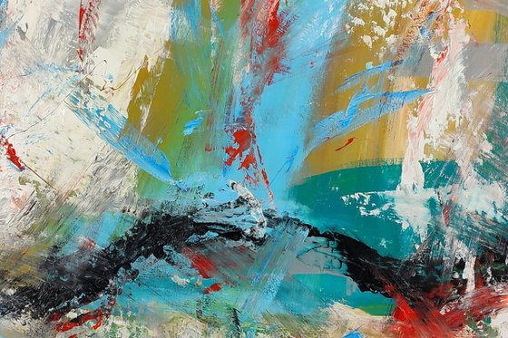 large paintings for living room/extra large painting/abstract Wall Art/original painting/painting on canvas 120x80-title-c662