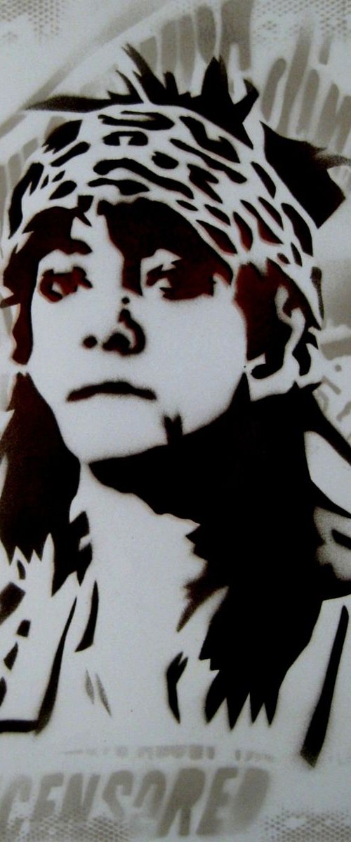 Patti 1 (Stencil Spray Version) by Carlos Madriz
