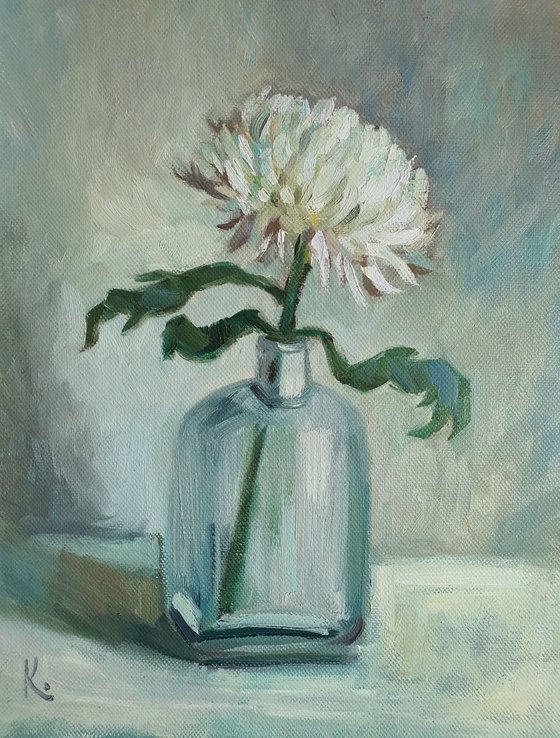 "Chrysanthemum in vase"