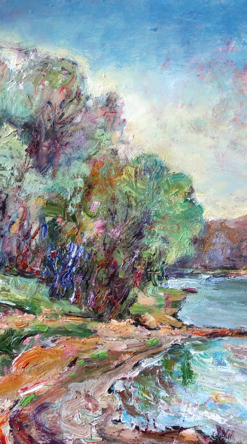 Spring Shore by Nikifor Swiristuhin