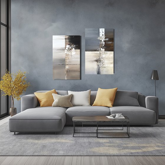 Set Ivory Grey Golden