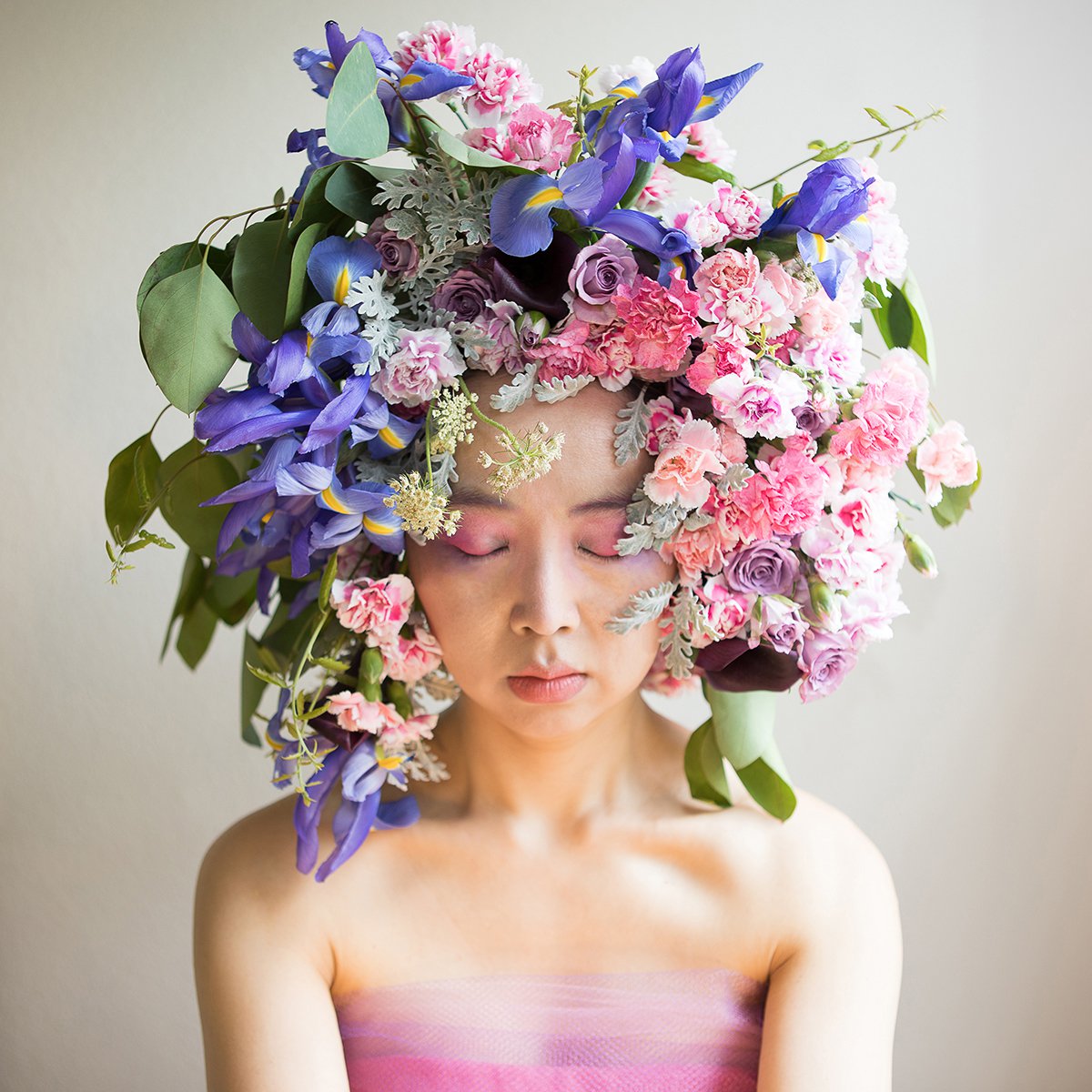 Photorealistic Portrait Photograph By Ziesook You, 24 X 24", Scent Of Broq-Pa 05292019, Original Artwork