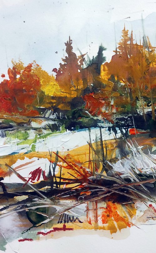 The First Snow of Autumn by franco orsi