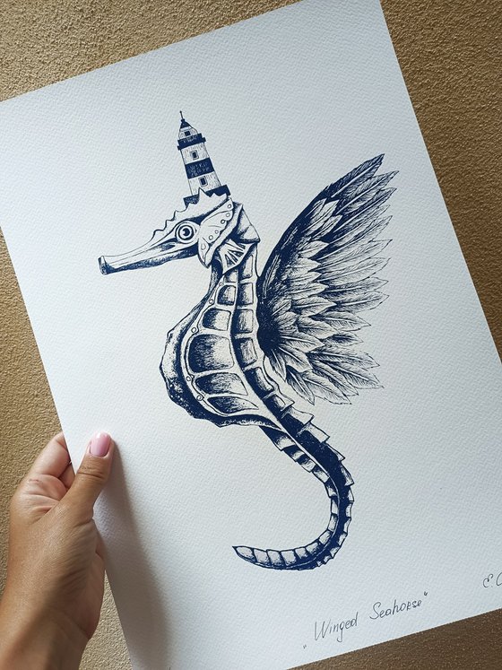 Winged Seahorse