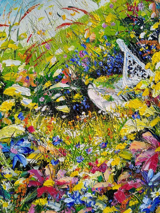 Black Friday sale art - 'Impressionist Garden'