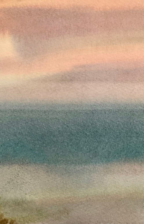 Duck egg blue sea by Samantha Adams