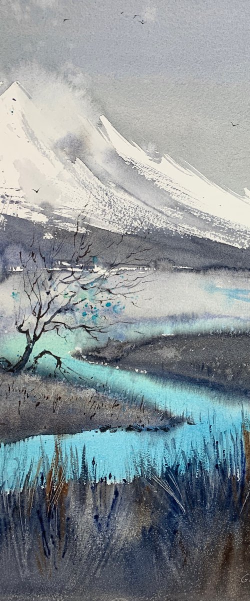 Mountainscape #24 by Eugenia Gorbacheva
