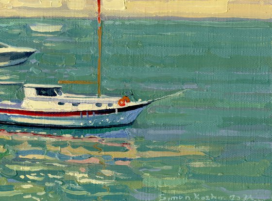 Midday at the port of Turunc