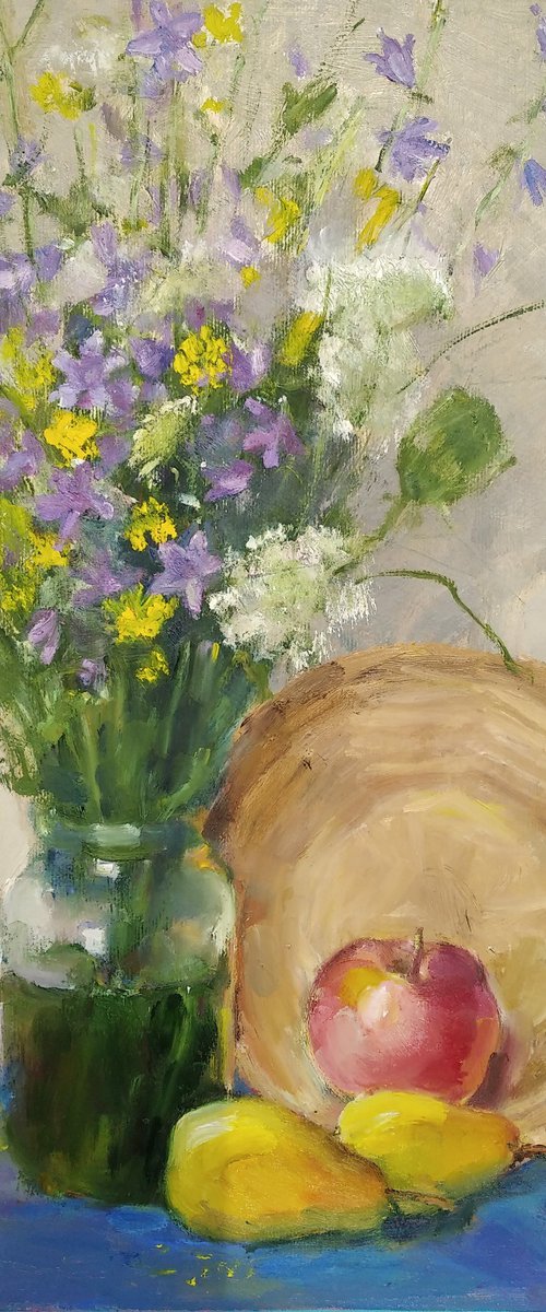 Flowers, berries, pears by Valentina Andrukhova