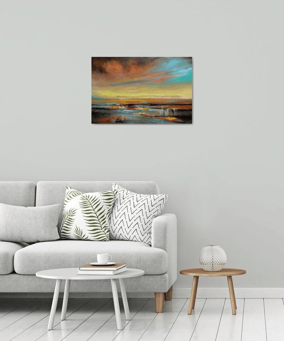 Seaside Tranquility, 30x20 in