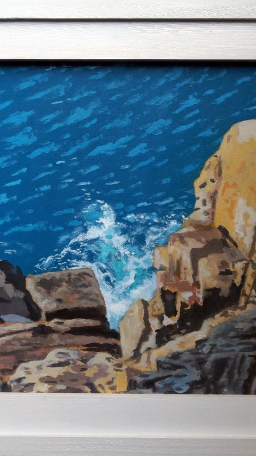 Cliffs near Porthgwara by Tim Treagust