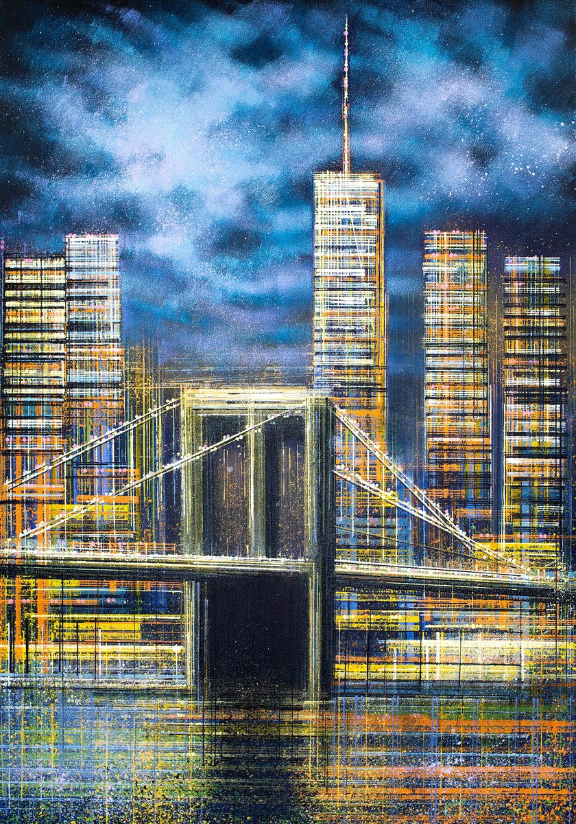 New York - The Brooklyn Bridge by Marc Todd