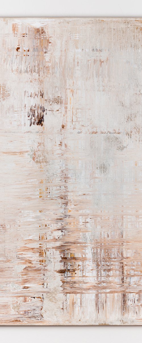 Brown abstract painting FG458 by Radek Smach